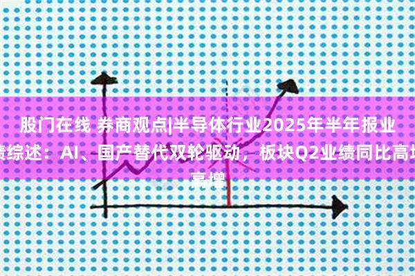 股门在线 券商观点|半导体行业2025年半年报业绩综述：AI、国产替代双轮驱动，板块Q2业绩同比高增
