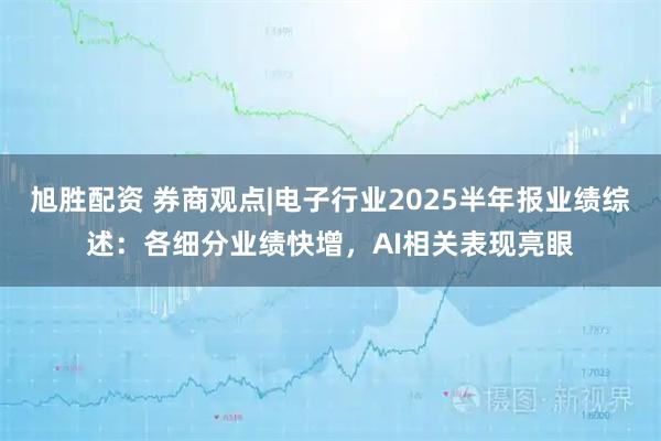 旭胜配资 券商观点|电子行业2025半年报业绩综述：各细分业绩快增，AI相关表现亮眼