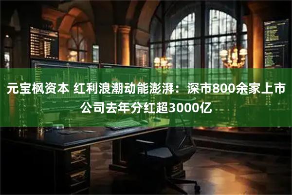 元宝枫资本 红利浪潮动能澎湃：深市800余家上市公司去年分红超3000亿