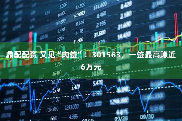 鼎配配资 又见“肉签”！301563，一签最高赚近6万元
