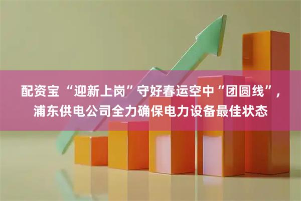 配资宝 “迎新上岗”守好春运空中“团圆线”，浦东供电公司全力确保电力设备最佳状态