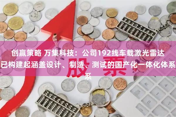 创赢策略 万集科技:公司192线车载激光雷达已构建起涵盖设计、制造、测试的国产化一体化体系